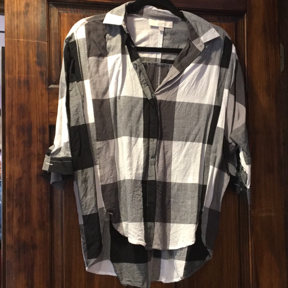 Loft plaid shirt